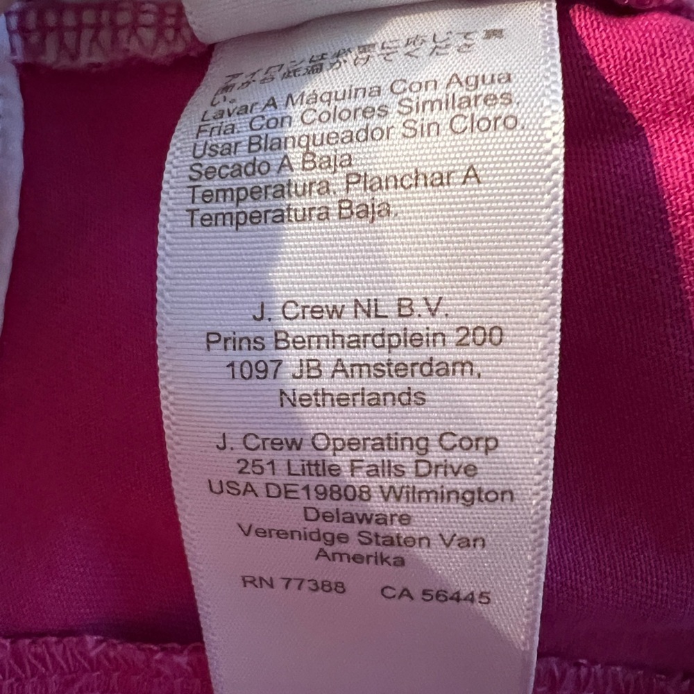 J. Crew 5" Classic Chino Short in Soft Azalea sz 14 NWT - Picture 16 of 16